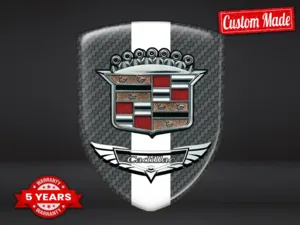 Cadillac Adesivi Logo Personalizzati Robusti Limitati Universali ST